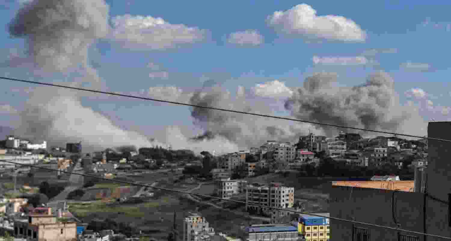 Israeli airstrikes in eastern Lebanon killed 12 as tensions with Hezbollah escalated ahead of planned Israel-Lebanon talks. Israeli airstrikes in eastern Lebanon killed 12 as tensions with Hezbollah escalated ahead of planned Israel-Lebanon talks.