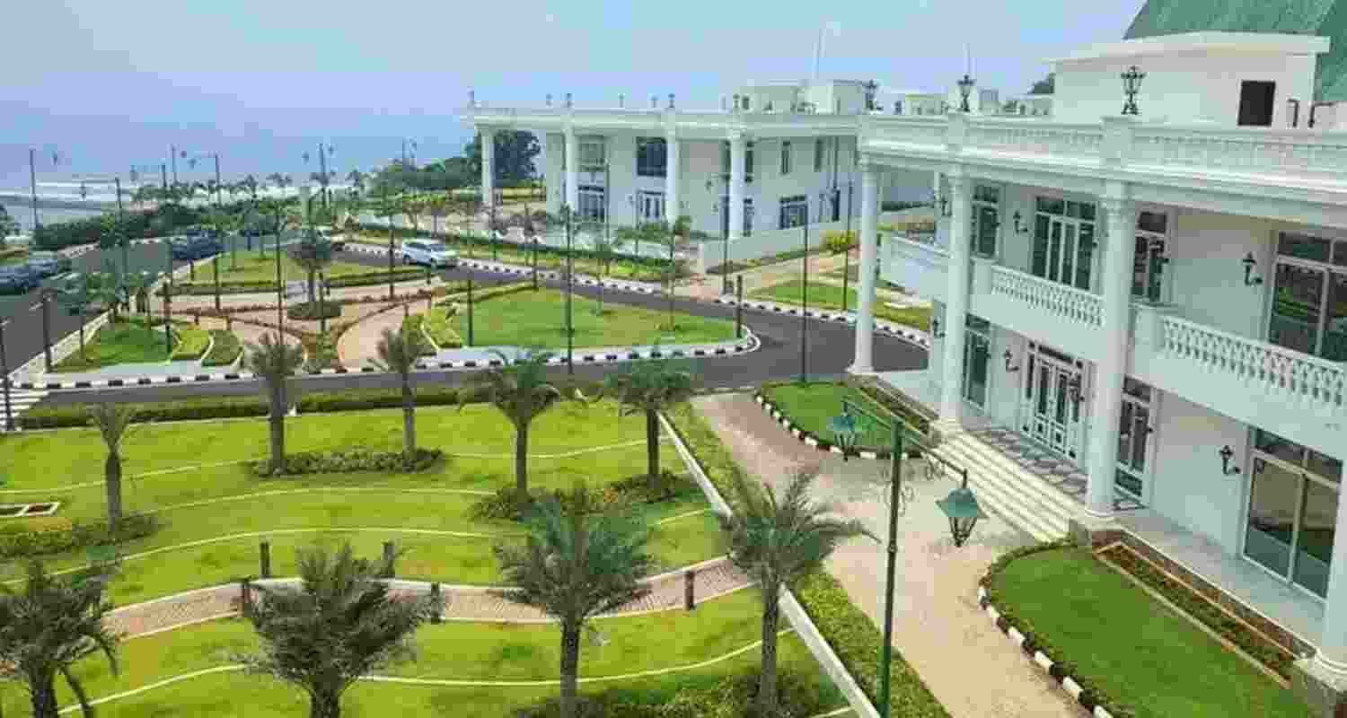 Question mark hangs over Jagan's 500cr mansion Question mark hangs over Jagan's 500cr mansion