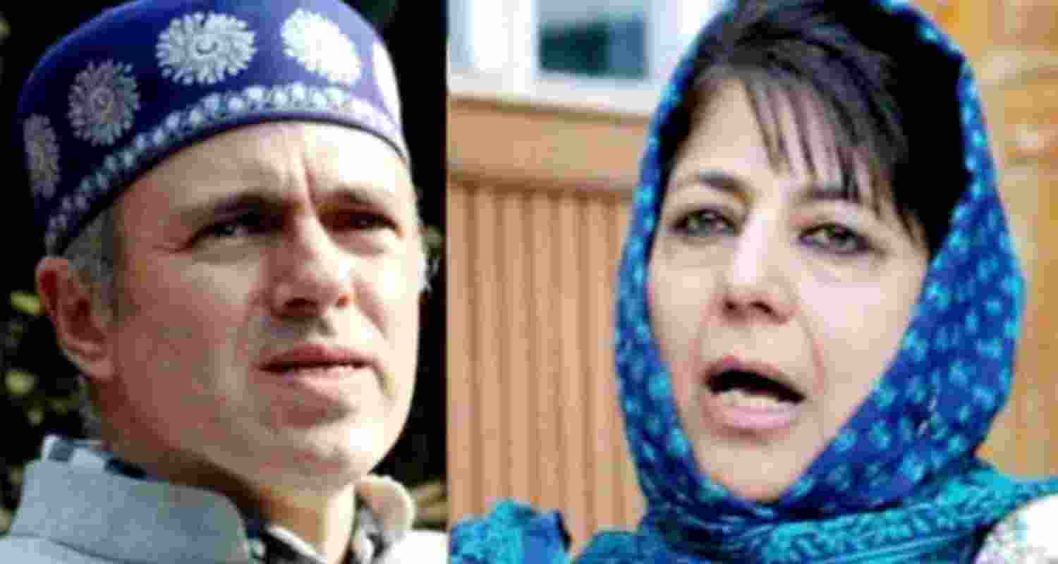 Jammu and Kashmir Chief Minister Omar Abdullah and PDP president Mehbooba Mufti. Jammu and Kashmir Chief Minister Omar Abdullah and PDP president Mehbooba Mufti.
