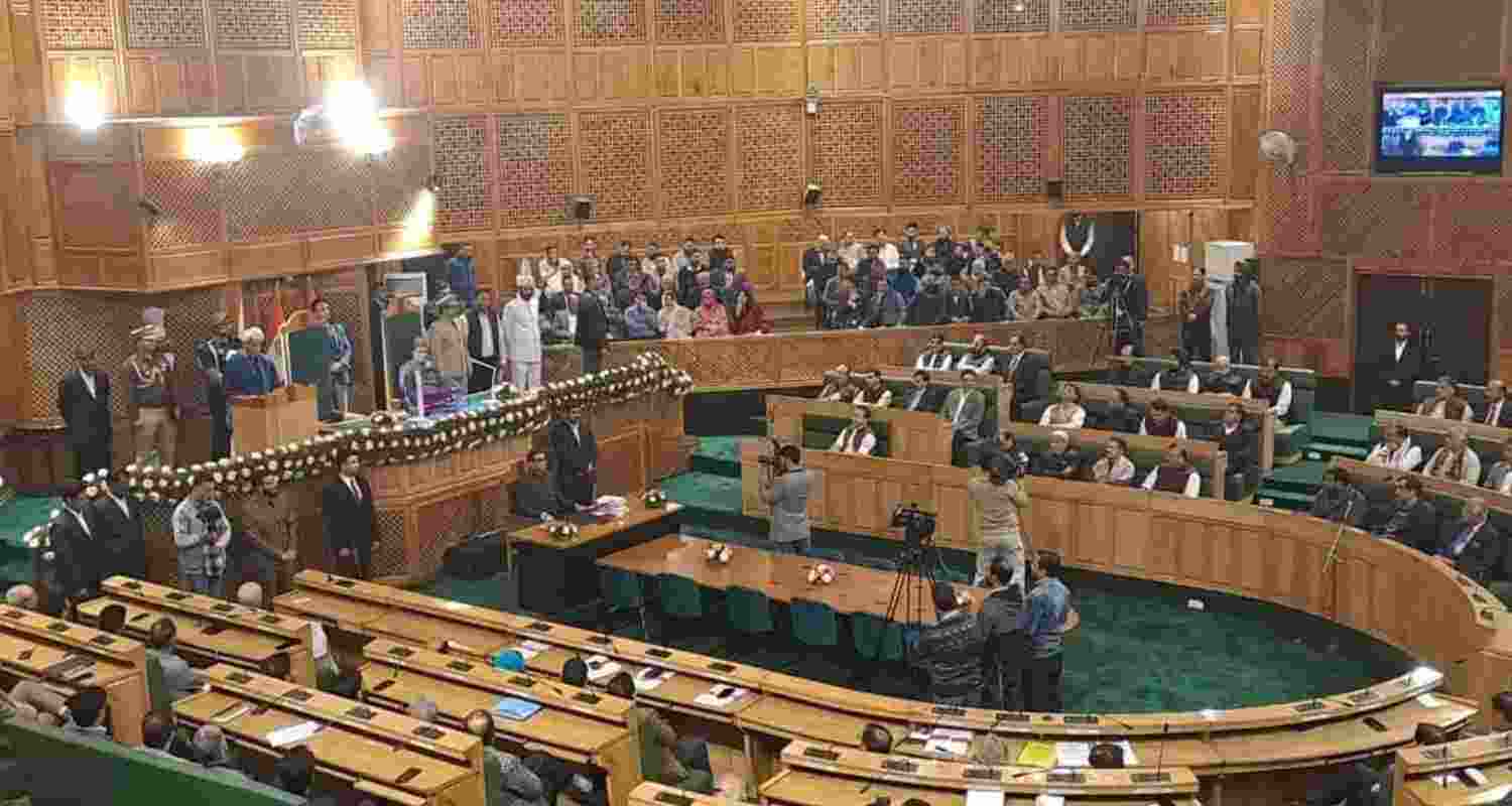 BJP MLAs disrupt J&K Assembly over demand for National Law University in Jammu, raising regional concerns as Budget session resumes in Srinagar. BJP MLAs disrupt J&K Assembly over demand for National Law University in Jammu, raising regional concerns as Budget session resumes in Srinagar.