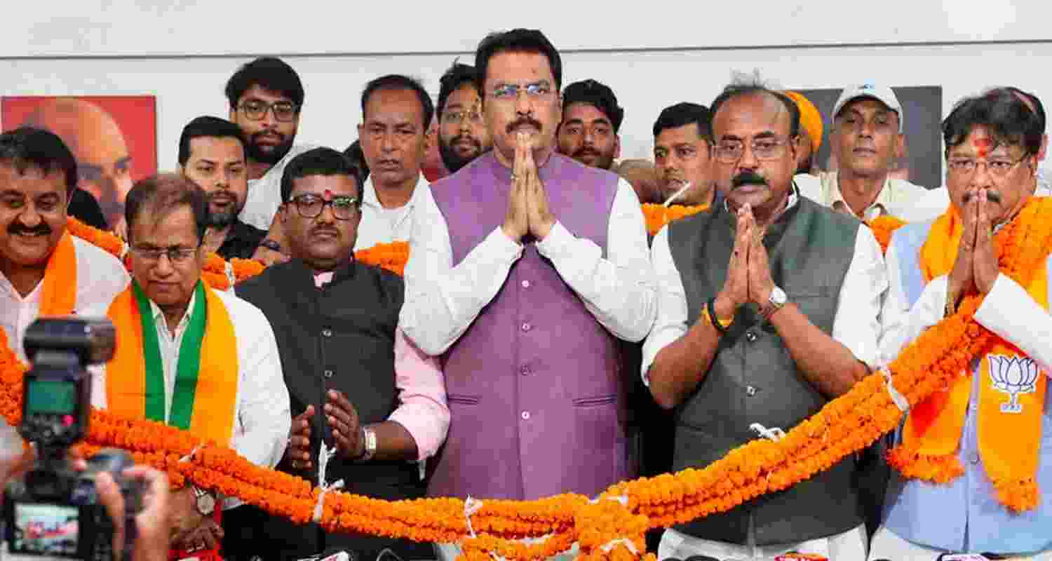 Jan Suraaj Party suffers setback as top leaders join BJP Jan Suraaj Party suffers setback as top leaders join BJP