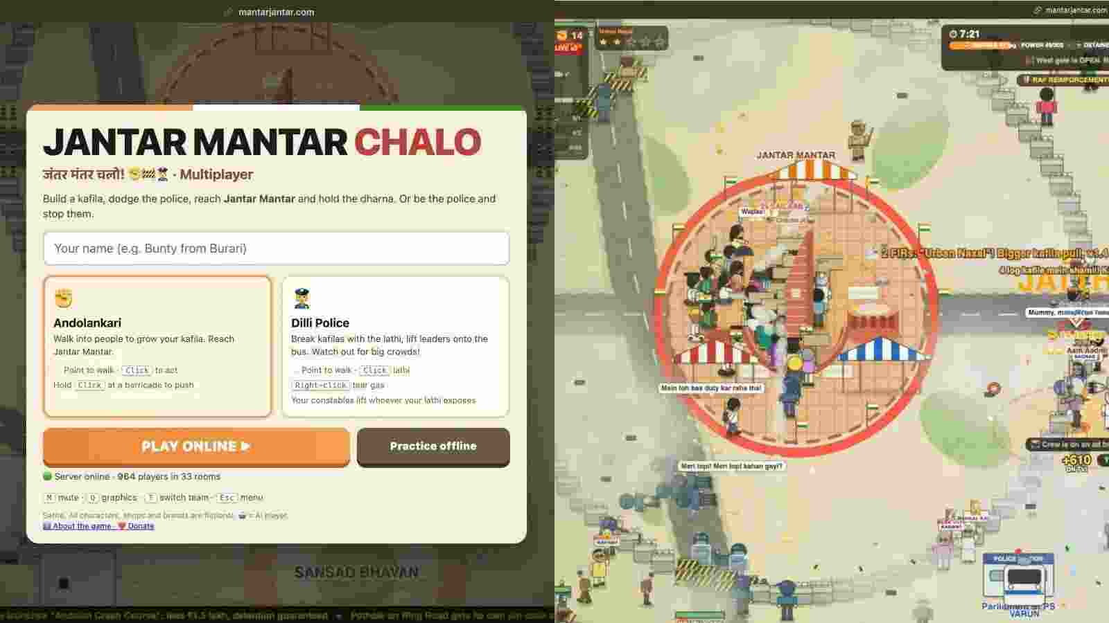 Jantar Mantar Chalo Game Jantar Mantar Chalo Game