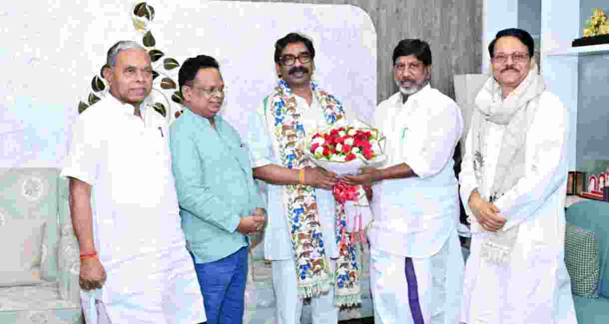 Telangana Deputy Chief Minister Mallu Bhatti Vikramarka also termed the meeting productive and said the Chief Minister would soon come back with an appropriate course of action. Telangana Deputy Chief Minister Mallu Bhatti Vikramarka also termed the meeting productive and said the Chief Minister would soon come back with an appropriate course of action.