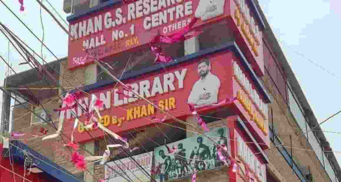 Khan sir’s coaching Centre targeted in Patna Khan sir’s coaching Centre targeted in Patna
