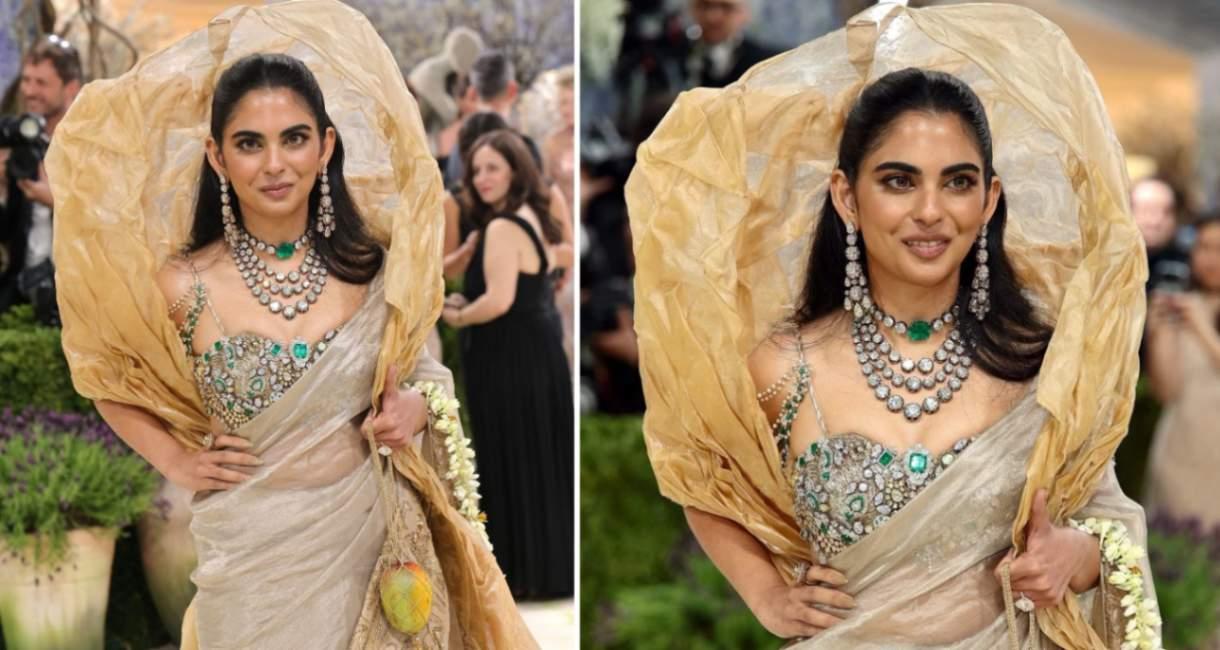 Isha Ambani blends art, fashion, heritage at Met Gala 2026 Isha Ambani blends art, fashion, heritage at Met Gala 2026