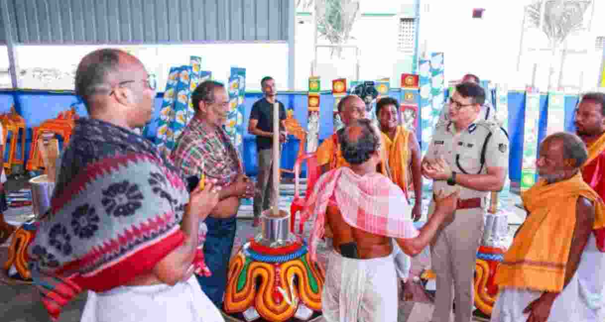 Puri gears up for 'Snana Yatra' with six-point security plan Puri gears up for 'Snana Yatra' with six-point security plan