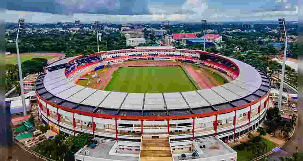 The Kalinga stadium in Bhubaneswar. The Kalinga stadium in Bhubaneswar.
