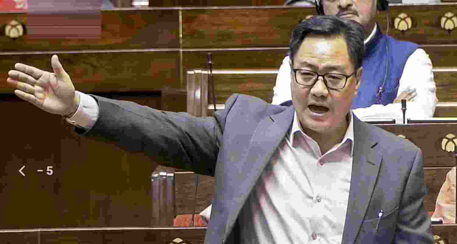 Union Minister for Parliamentary Affairs Kiren Rijiju. Union Minister for Parliamentary Affairs Kiren Rijiju.