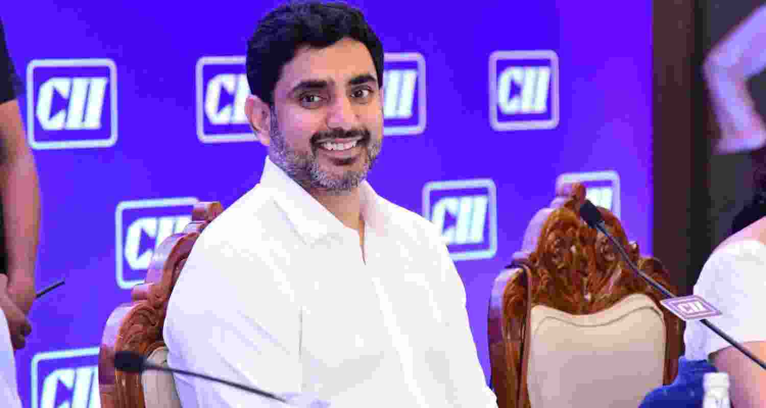 Andhra Pradesh Information Technology (IT) Minister Nara Lokesh unveiled the summit’s tagline: “Companies that choose speed, choose Andhra Pradesh.” Andhra Pradesh Information Technology (IT) Minister Nara Lokesh unveiled the summit’s tagline: “Companies that choose speed, choose Andhra Pradesh.”