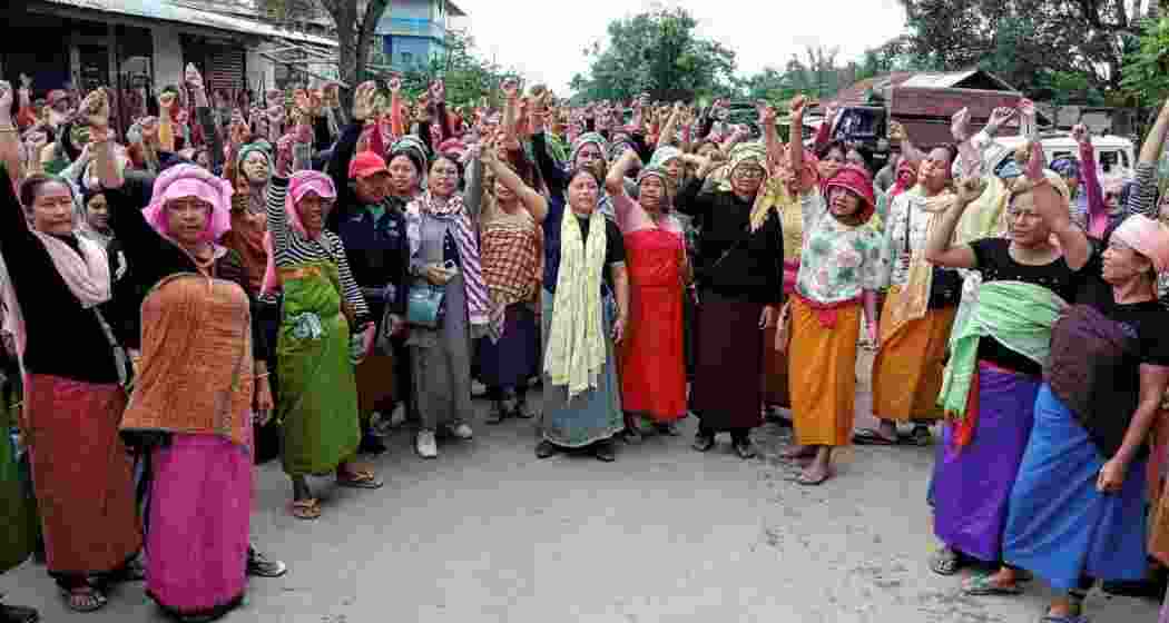 Meitei women's group, Meira Paibis demanded the seized weapons be returned. Image for representative use. Meitei women's group, Meira Paibis demanded the seized weapons be returned. Image for representative use.