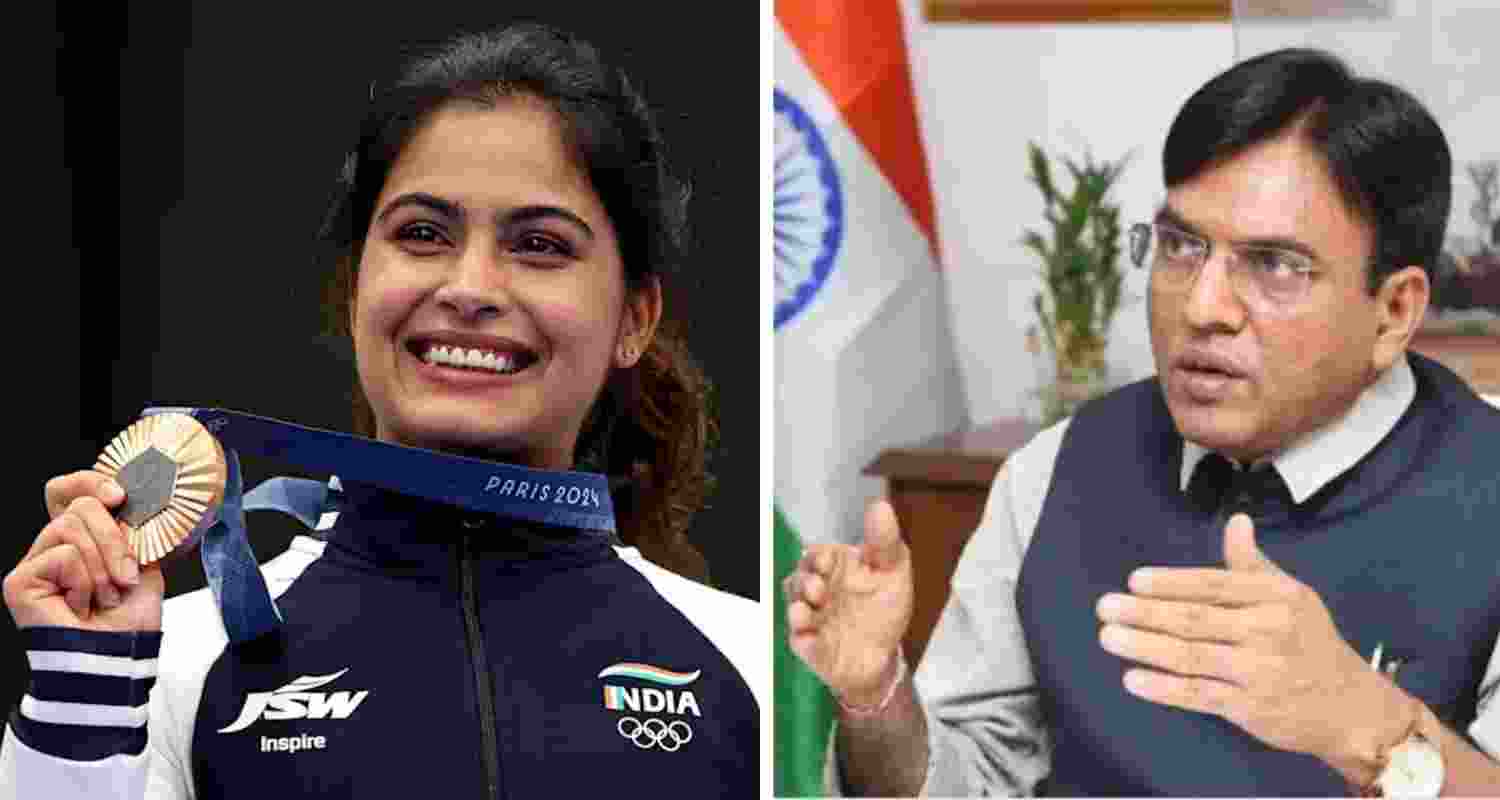 Khelo India led to Manu Bhaker's victory: Mandaviya Khelo India led to Manu Bhaker's victory: Mandaviya