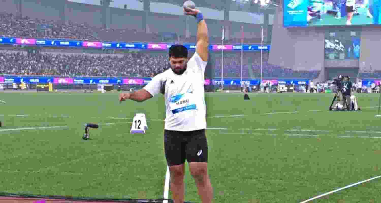Manu finishes 6th in shot put F37 event Manu finishes 6th in shot put F37 event