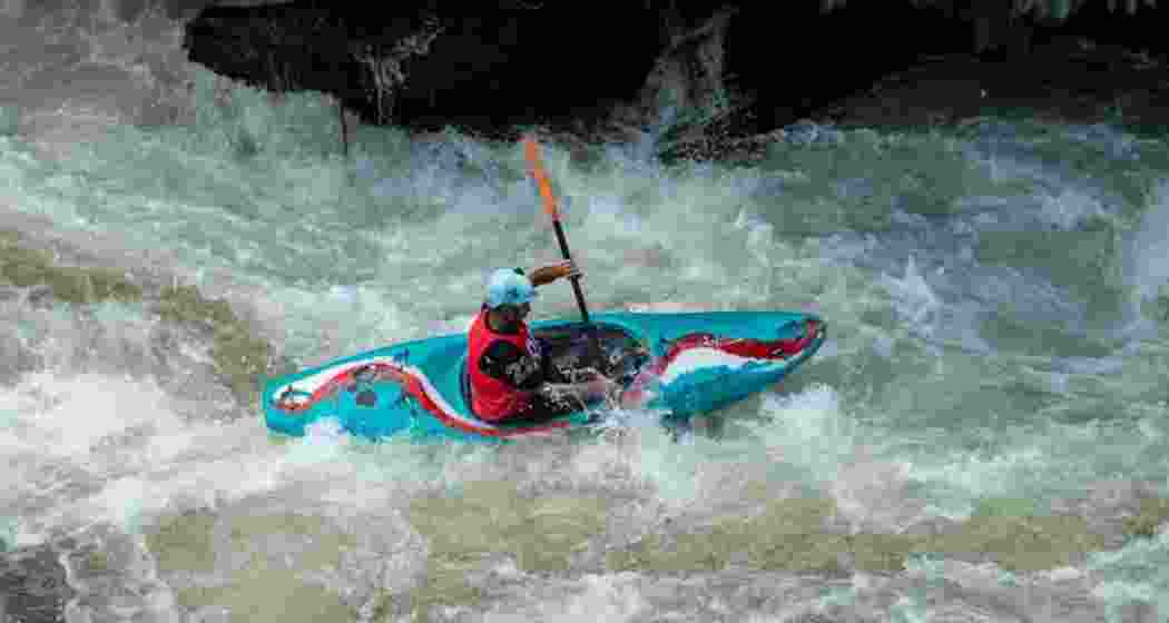 Kayakers showcase their skills at the 7th edition of the Megha Kayak Fest in Meghalaya, where thrilling competitions and a celebration of adventure sports captivated participants and spectators alike. Kayakers showcase their skills at the 7th edition of the Megha Kayak Fest in Meghalaya, where thrilling competitions and a celebration of adventure sports captivated participants and spectators alike.