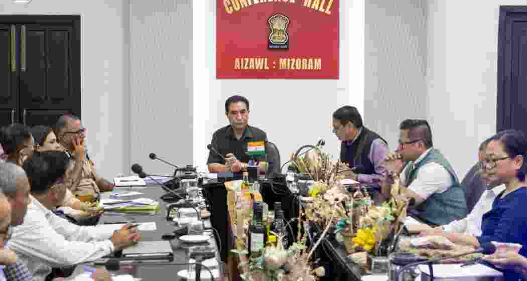 Mizoram Chief Minister holds a meeting with officials in Aizawl before Prime Minister Narendra Modi’s visit Mizoram Chief Minister holds a meeting with officials in Aizawl before Prime Minister Narendra Modi’s visit
