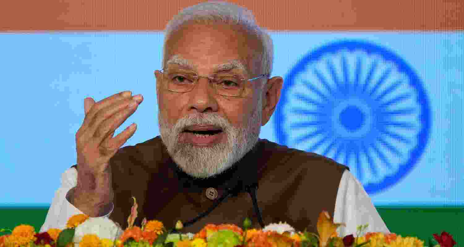 Indian Prime Minister Narendra Modi delivers a speech during the Japan India Economic Forum in Tokyo Friday. Indian Prime Minister Narendra Modi delivers a speech during the Japan India Economic Forum in Tokyo Friday.