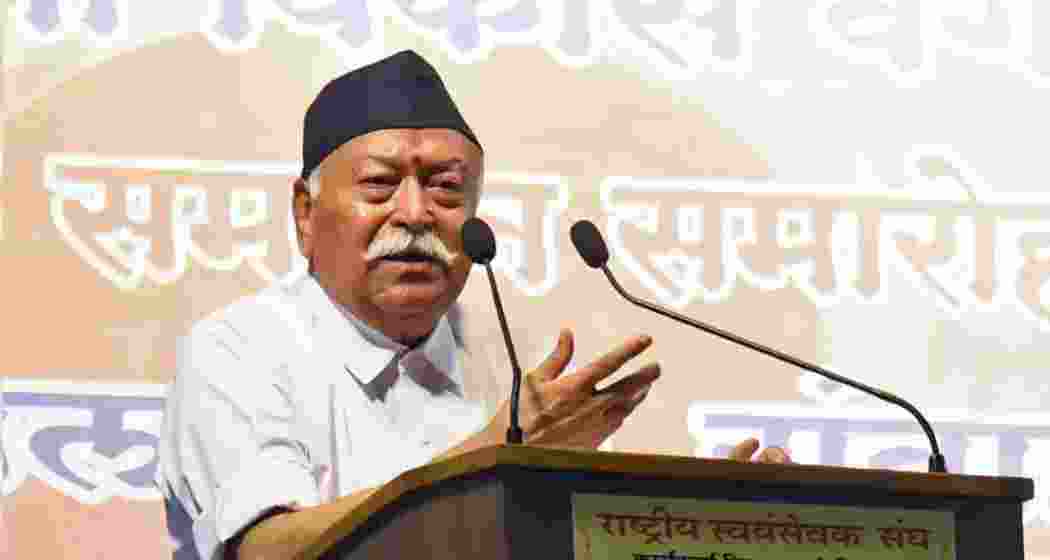 RSS chief Mohan Bhagwat. (File photo) RSS chief Mohan Bhagwat. (File photo)