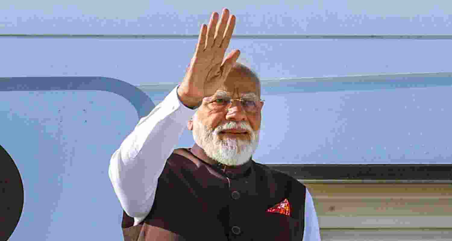 Modi arrives in Slovakia, first Indian PM to visit since 1993 Modi arrives in Slovakia, first Indian PM to visit since 1993