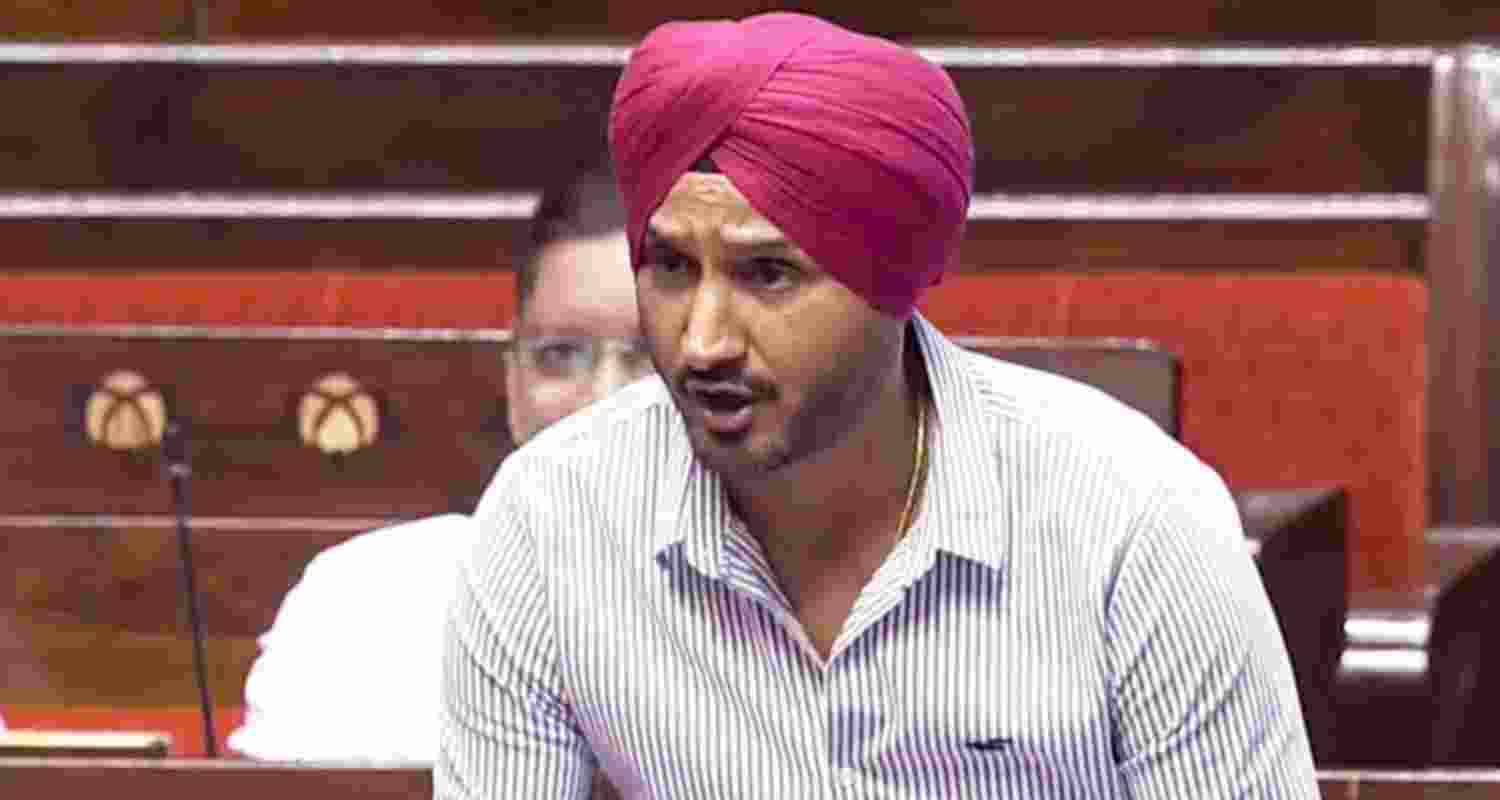 MP Harbhajan Singh addresses the Rajya Sabha during the second part of the Budget Session of Parliament, in New Delhi. MP Harbhajan Singh addresses the Rajya Sabha during the second part of the Budget Session of Parliament, in New Delhi.