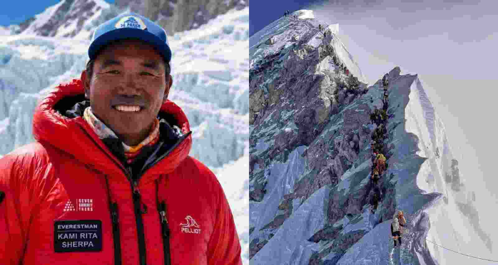 Nepal’s Kami Rita Sherpa climbs Mt Everest for 32nd time Nepal’s Kami Rita Sherpa climbs Mt Everest for 32nd time