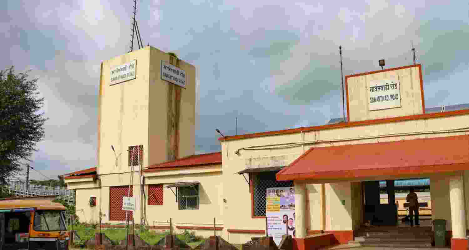 Sawantwadi station. Sawantwadi station.