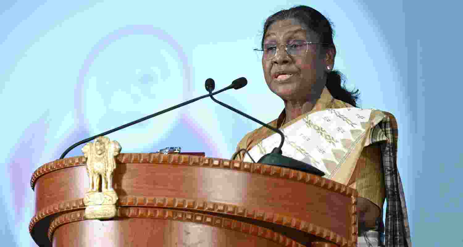 President Droupadi Murmu graced the 120th foundation day celebrations of City Union Bank at Chennai on Tuesday. President Droupadi Murmu graced the 120th foundation day celebrations of City Union Bank at Chennai on Tuesday.