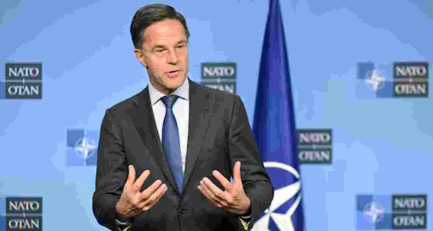 A representative image of NATO chief Mark Rutte. A representative image of NATO chief Mark Rutte.