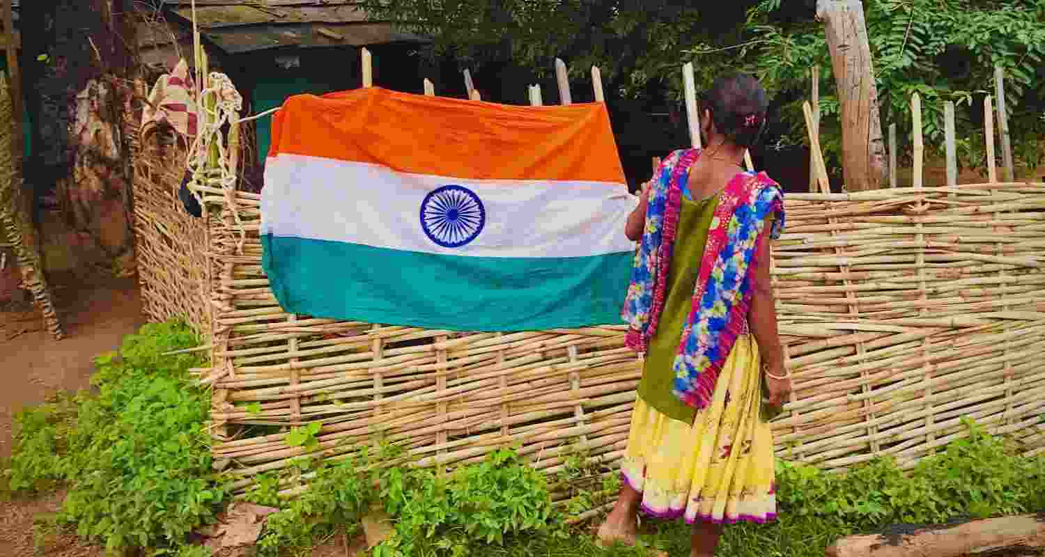 In a first, Tricolour to unfurl in 14 Naxal-hit Bastar villages In a first, Tricolour to unfurl in 14 Naxal-hit Bastar villages