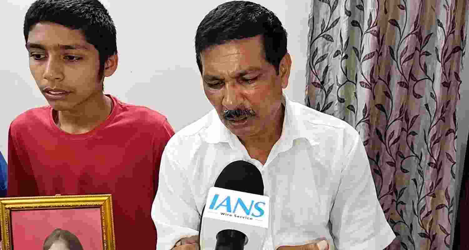 Akanksha Chaturvedi's parents sought justice, compensation and strict punishment for the NEET-UG paper leak accused, saying Pradhan's resignation is not enough. Akanksha Chaturvedi's parents sought justice, compensation and strict punishment for the NEET-UG paper leak accused, saying Pradhan's resignation is not enough.