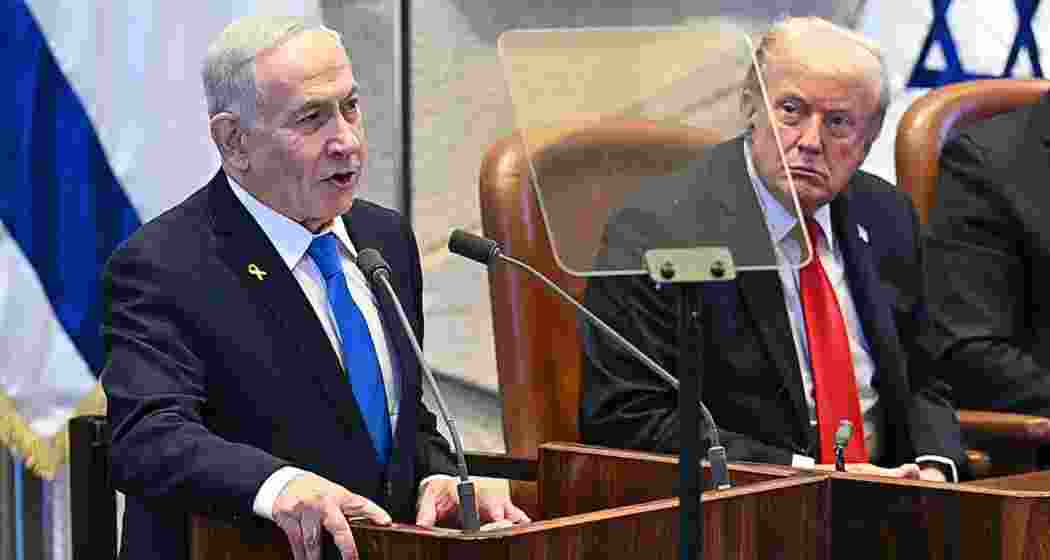 Netanyahu with President Trump during a previous meeting. Netanyahu with President Trump during a previous meeting.