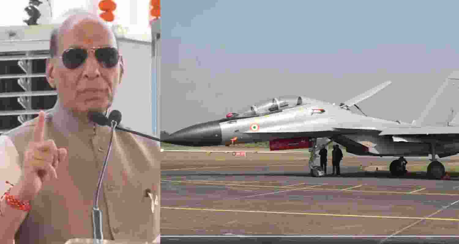 Rajnath Singh inaugurated HAL's third production line for the Tejas Mk1A and the second production line for the HTT-40 aircraft. Rajnath Singh inaugurated HAL's third production line for the Tejas Mk1A and the second production line for the HTT-40 aircraft.