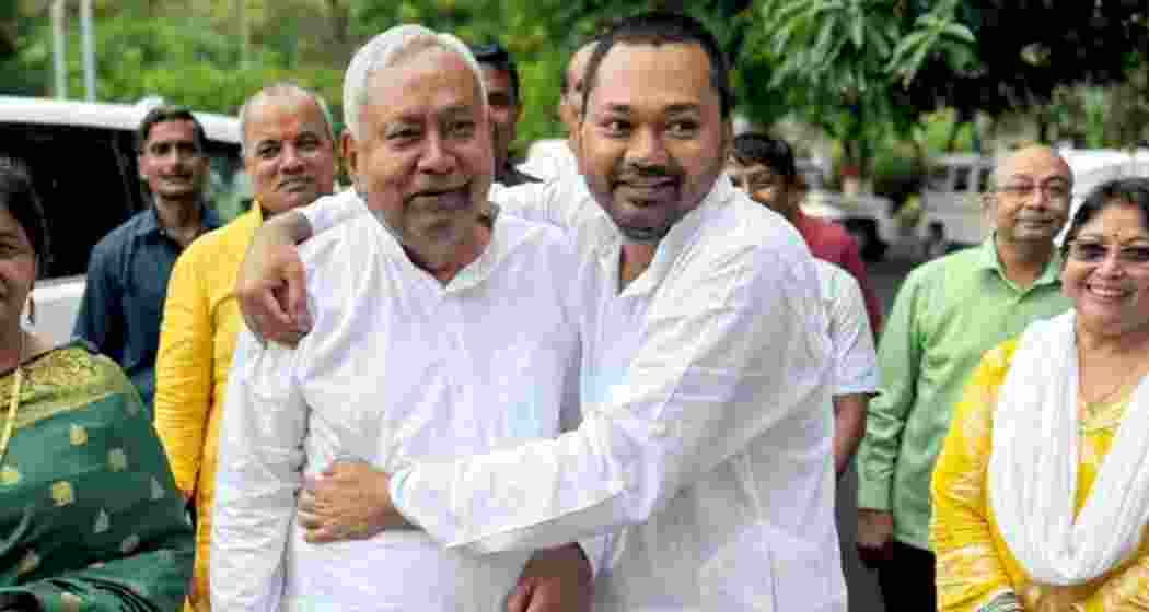 Nishant Kumar, son of Nitish Kumar, is likely to take oath as a minister during the Bihar Cabinet expansion scheduled for tomorrow. Nishant Kumar, son of Nitish Kumar, is likely to take oath as a minister during the Bihar Cabinet expansion scheduled for tomorrow.