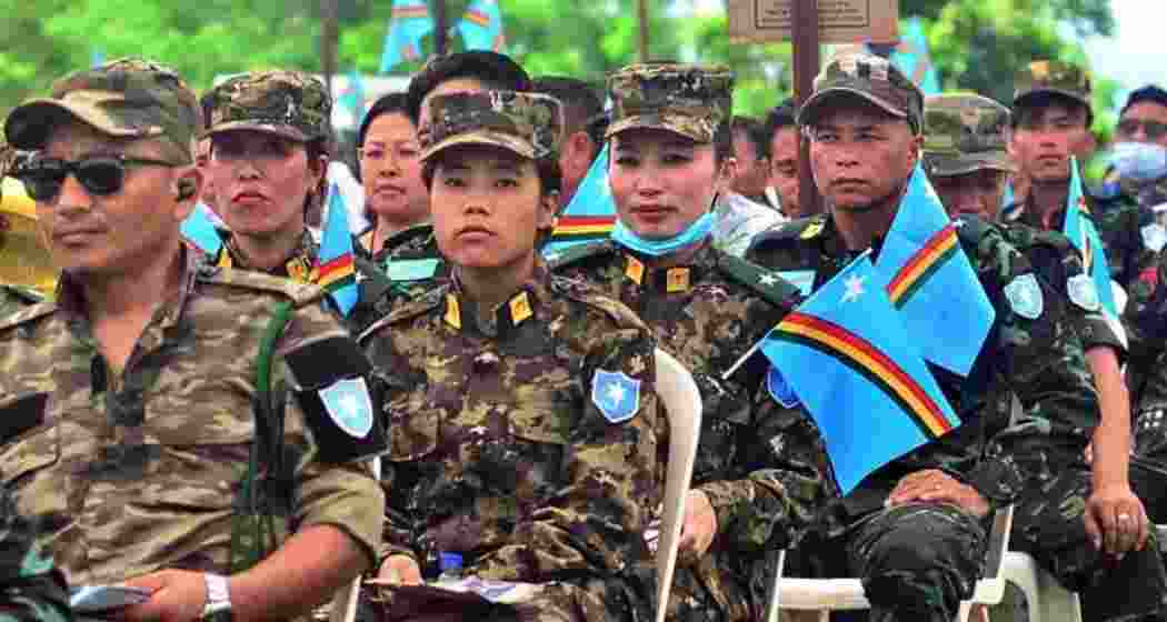NSCN-IM cadres stationed at Camp Hebron in Dimapur. NSCN-IM cadres stationed at Camp Hebron in Dimapur.