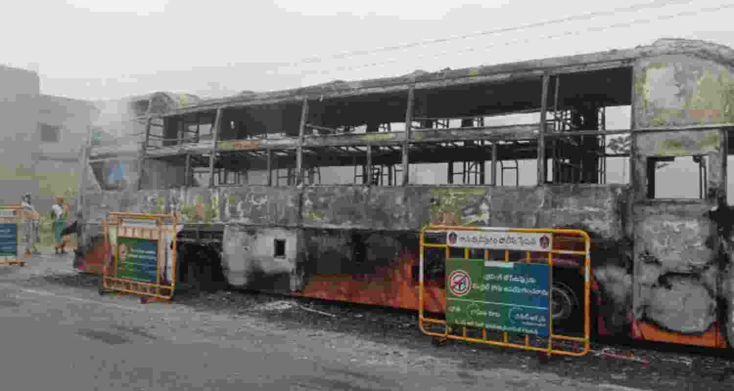 Odisha MLA, 36 passengers escape as bus catches fire Odisha MLA, 36 passengers escape as bus catches fire