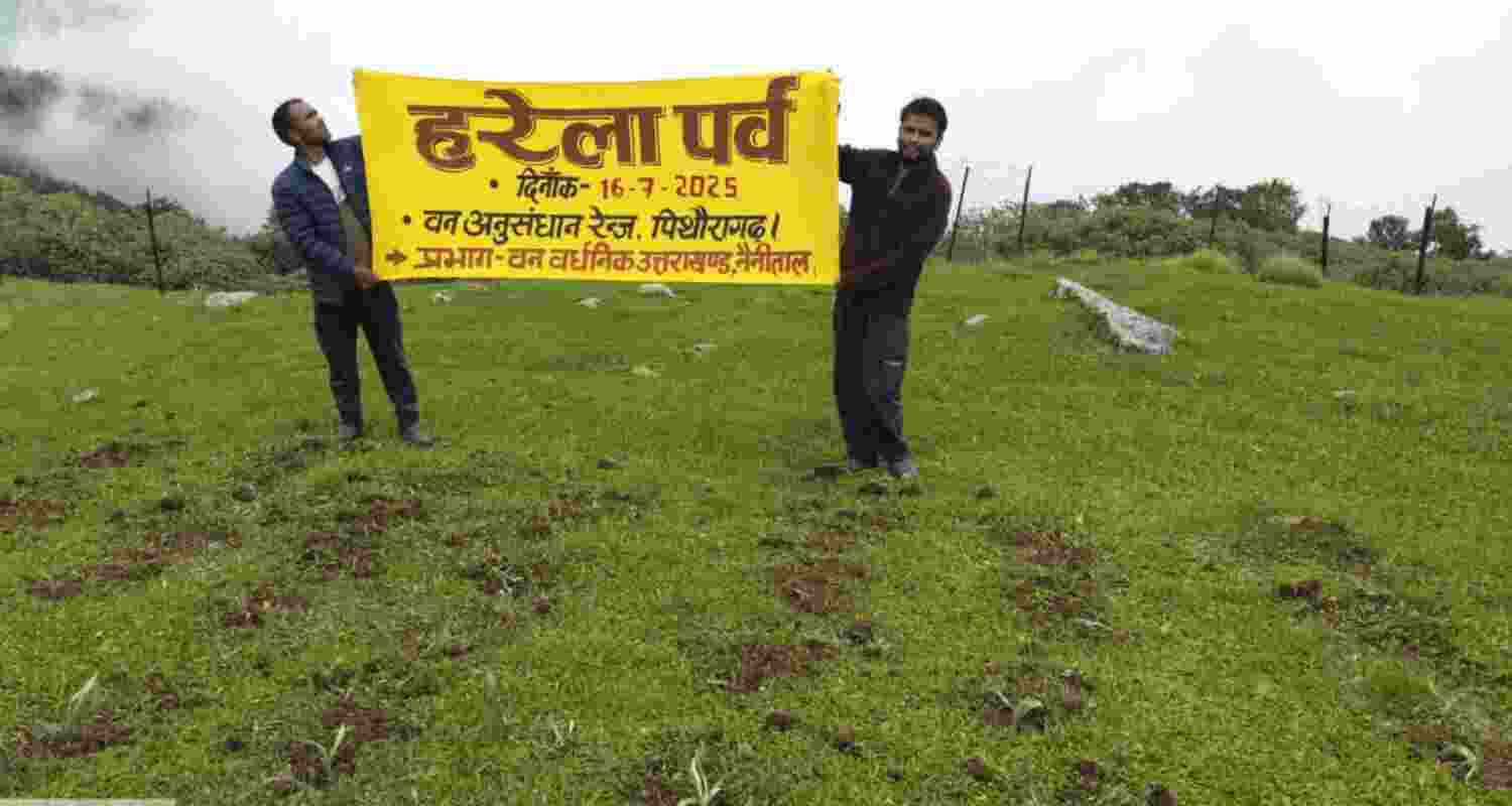 On the occasion of Uttarakhand's folk festival Harela, the Forest Department has claimed a new record by conducting a plantation drive at the highest altitude ever recorded in India. On the occasion of Uttarakhand's folk festival Harela, the Forest Department has claimed a new record by conducting a plantation drive at the highest altitude ever recorded in India.