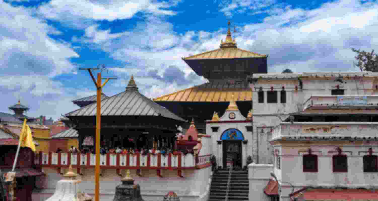 Pashupatinath shrine in Kathmandu, Nepal. Pashupatinath shrine in Kathmandu, Nepal.