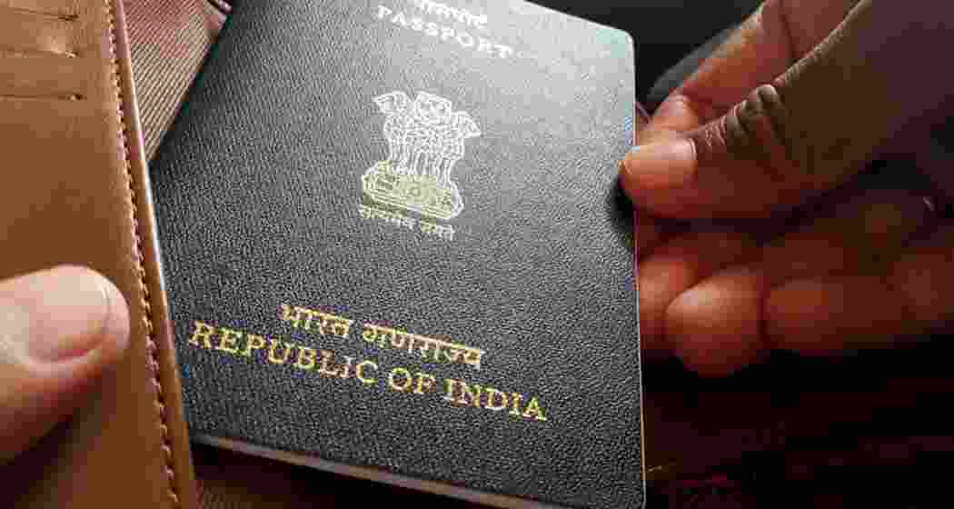 Representative image of an Indian passport. The Centre has revised passport fees across categories, with the new rates taking effect from
July 1. Representative image of an Indian passport. The Centre has revised passport fees across categories, with the new rates taking effect from
July 1.