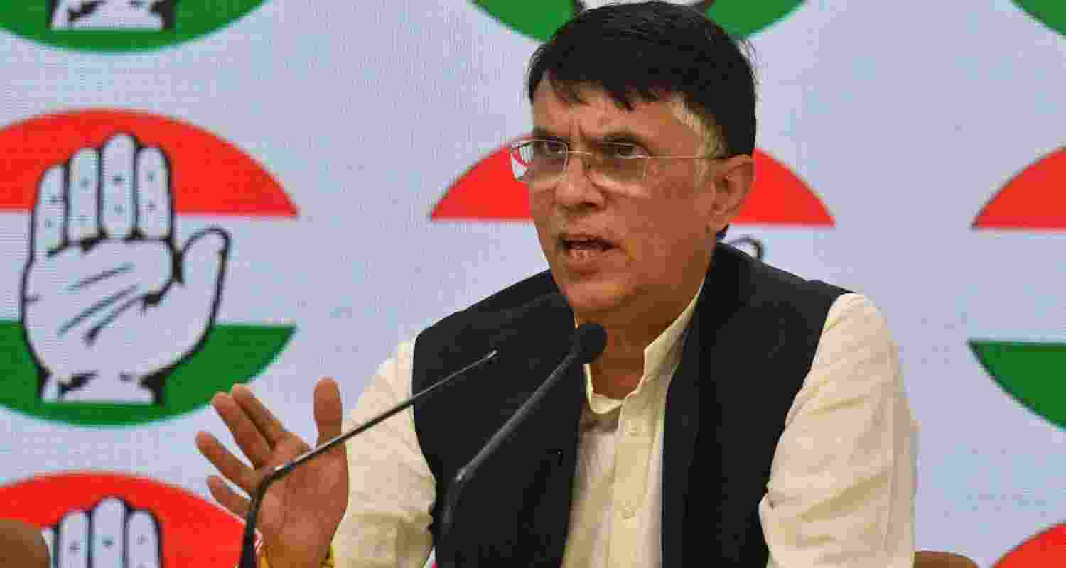 Congress leader Pawan Khera said that Donald Trump is hyphenating India and Pakistan. Congress leader Pawan Khera said that Donald Trump is hyphenating India and Pakistan.