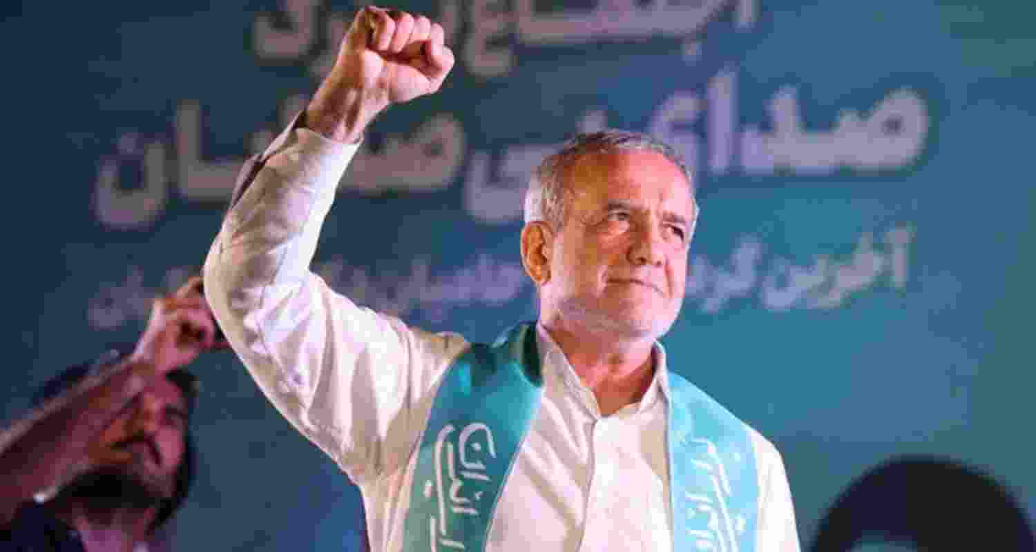 Masoud Pezeshkian. Image via X. Masoud Pezeshkian. Image via X.