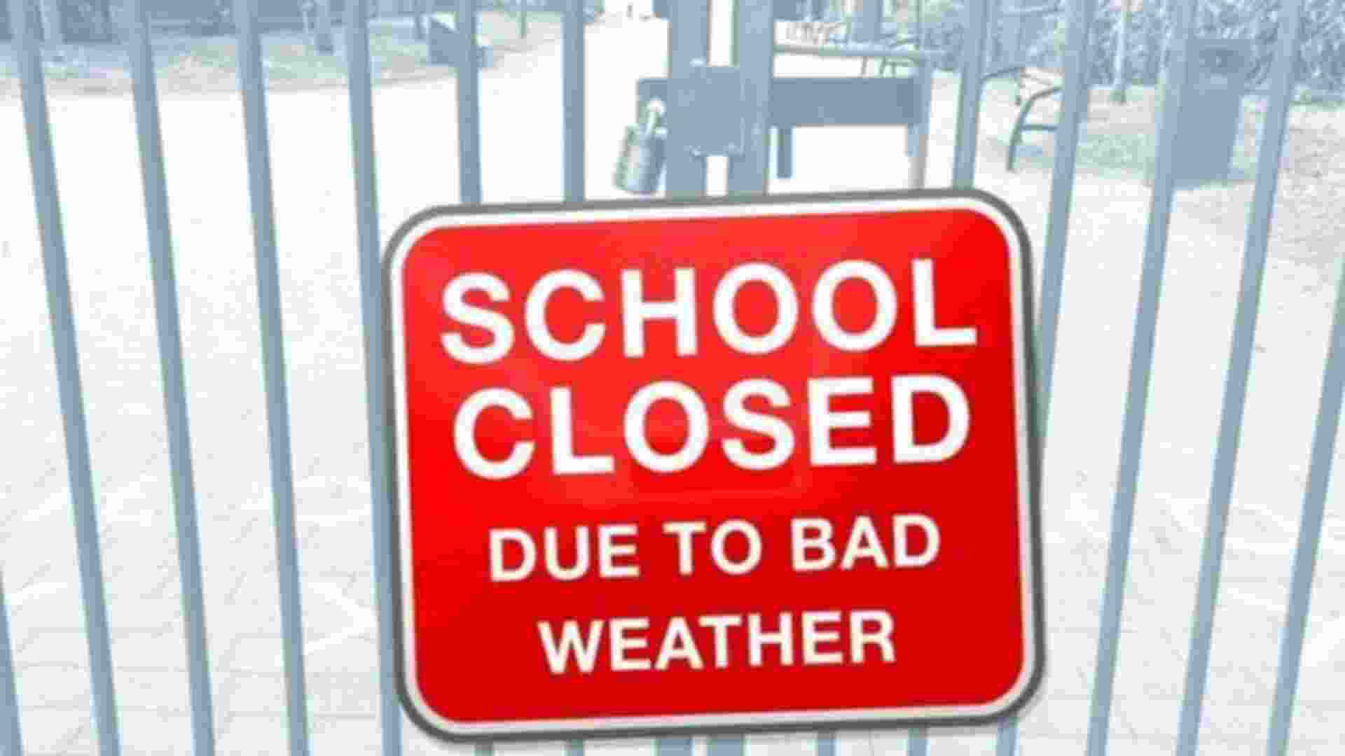 Jammu schools to remain shut due to bad weather Jammu schools to remain shut due to bad weather
