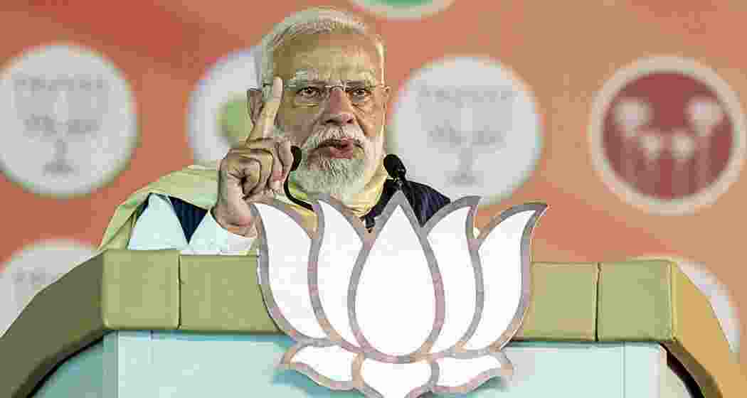 Prime Minister Narendra Modi addresses a public meeting ahead of the Kerala Assembly elections, in Thiruvalla, Kerala. Prime Minister Narendra Modi addresses a public meeting ahead of the Kerala Assembly elections, in Thiruvalla, Kerala.