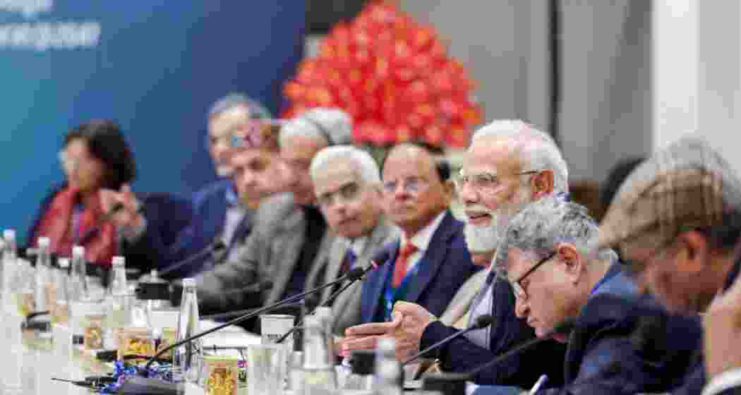 Prime Minister Narendra Modi chairs a meeting with economists at NITI Aayog, in New Delhi. (File photo) Prime Minister Narendra Modi chairs a meeting with economists at NITI Aayog, in New Delhi. (File photo)