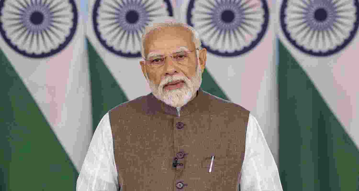 PM Modi attacked Congress over Karnataka infighting, calling it a “parasite party” and accusing it of betraying people and allies. PM Modi attacked Congress over Karnataka infighting, calling it a “parasite party” and accusing it of betraying people and allies.