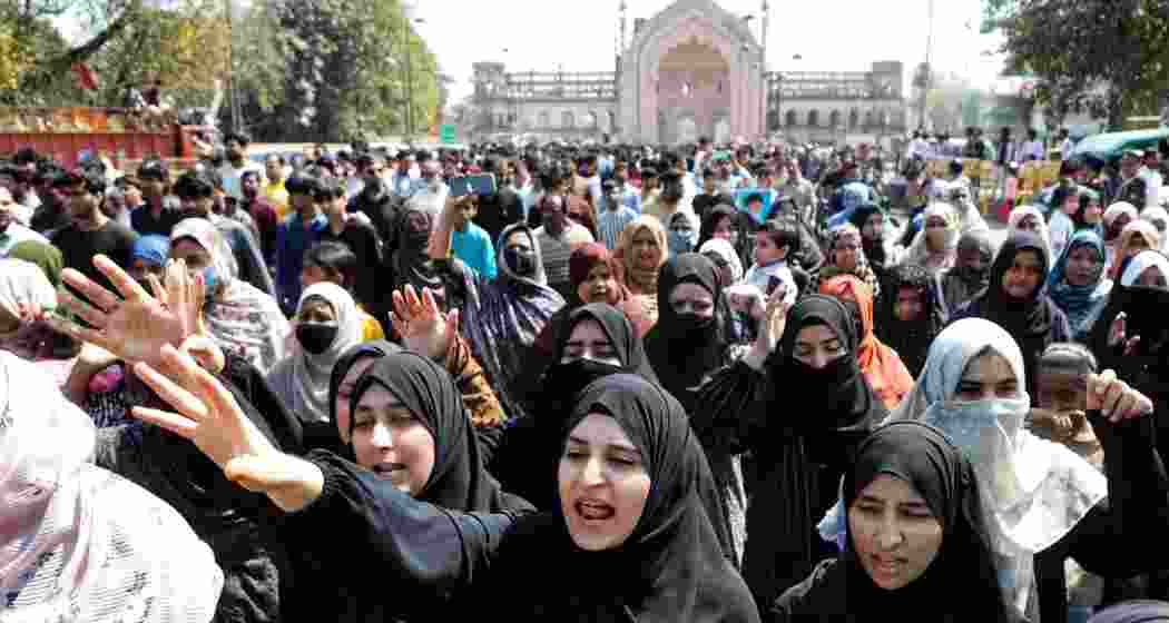 Shia mourners hold posters of Ayatollah Ali Khamenei and raise slogans during a protest march in Lucknow on Sunday, condemning his killing in a US-Israel strike and observing mourning. Shia mourners hold posters of Ayatollah Ali Khamenei and raise slogans during a protest march in Lucknow on Sunday, condemning his killing in a US-Israel strike and observing mourning.