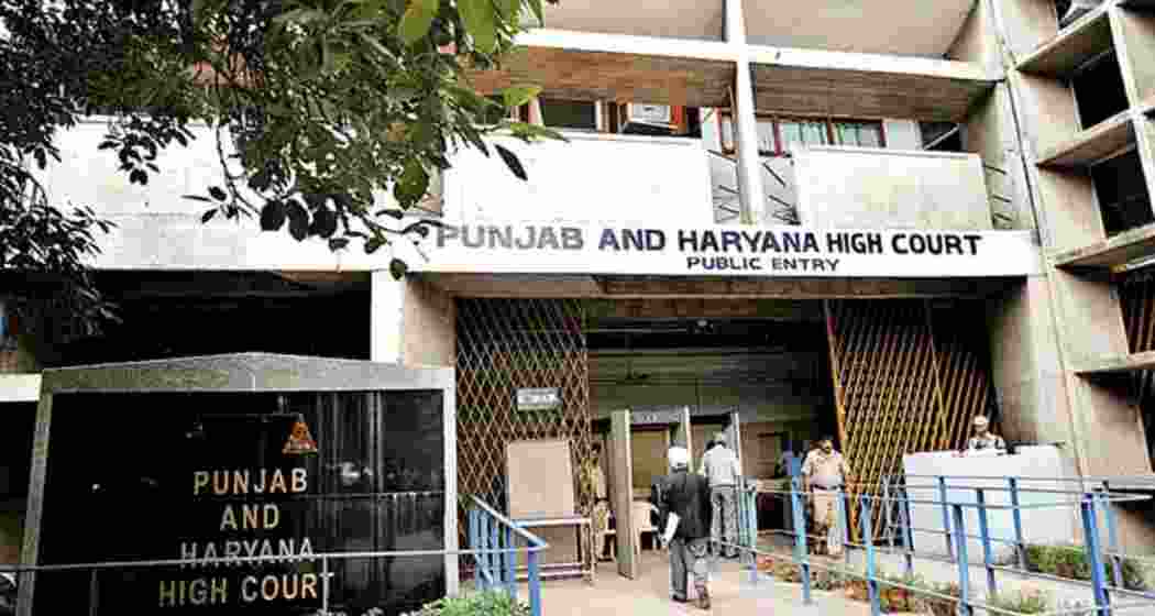 A file photo of Punjab and Haryana High Court. A file photo of Punjab and Haryana High Court.