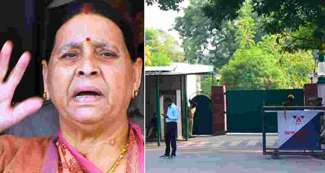 Former Bihar chief minister Rabri Devi has refused to vacate the government bungalow at 10 Circular Road. Former Bihar chief minister Rabri Devi has refused to vacate the government bungalow at 10 Circular Road.