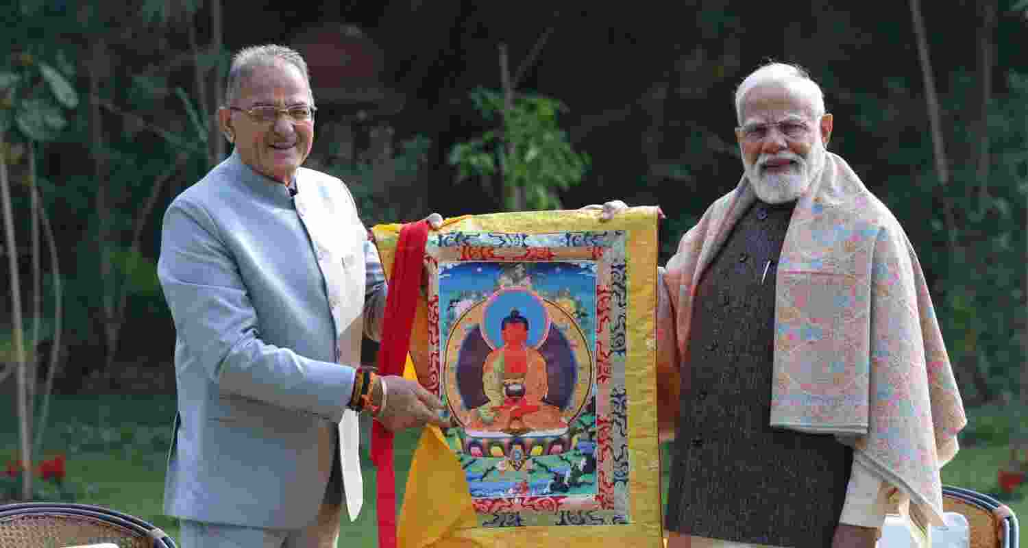 LG Ladakh briefs PM Modi about key development initiatives LG Ladakh briefs PM Modi about key development initiatives
