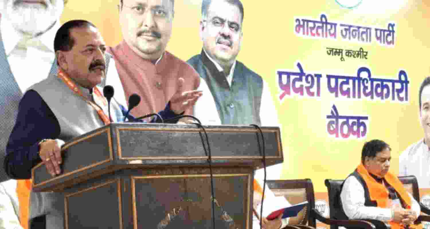 J&K is unique in BJP's journey from days of Jana Sangh: Jitendra J&K is unique in BJP's journey from days of Jana Sangh: Jitendra