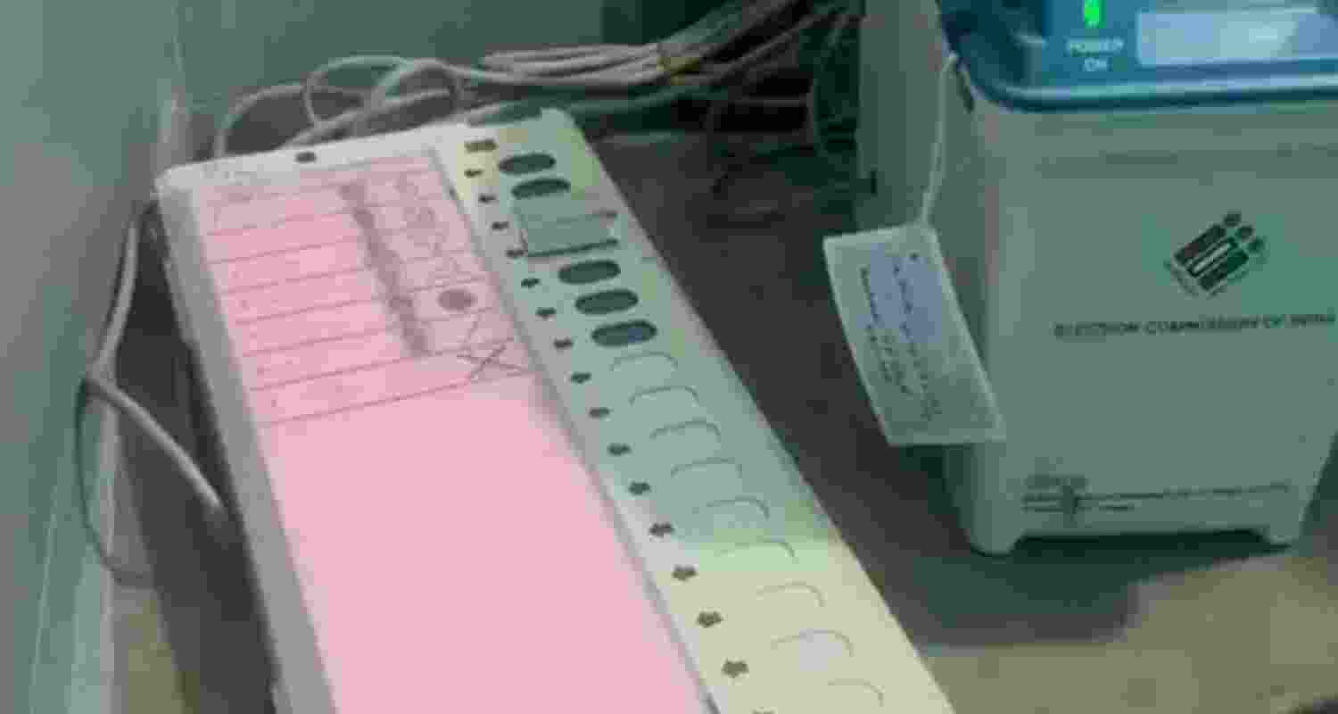 BJP alleges voting irregularities in Falta, says tape on EVMs BJP alleges voting irregularities in Falta, says tape on EVMs