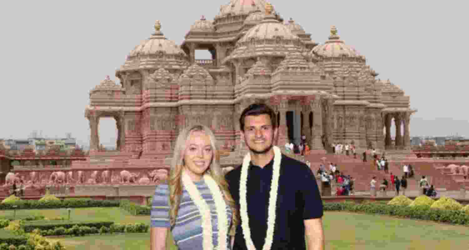 Trump's daughter Tiffany visits Taj Mahal, Akshardham temple Trump's daughter Tiffany visits Taj Mahal, Akshardham temple
