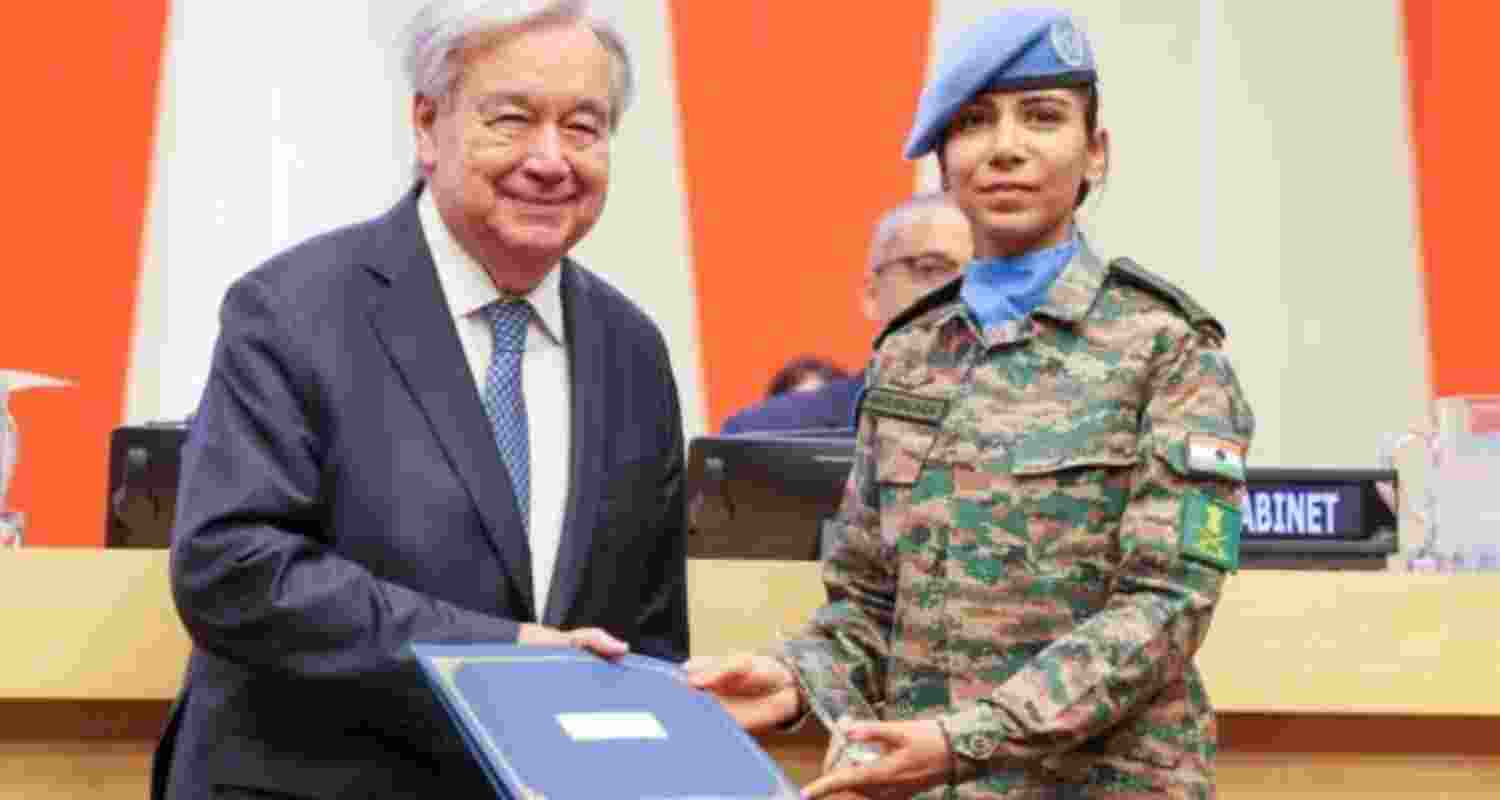 PM Modi congratulates Major Abhilasha Barak on UN honor PM Modi congratulates Major Abhilasha Barak on UN honor